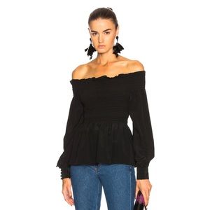 NWT A.L.C Phoenix off shoulder top in size 2